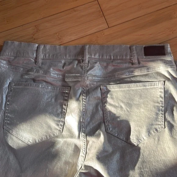 Sparkly Lands’ End high rise slim ankle jeans - Picture 8 of 13